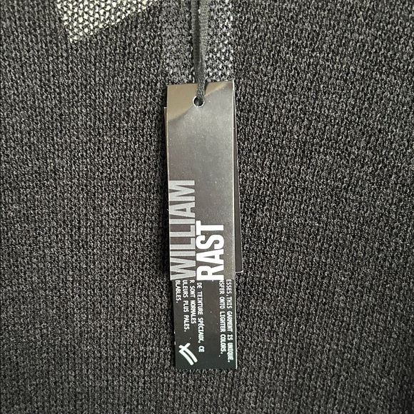 William Rast Black Sheer Muscle Tee - Picture 2 of 4